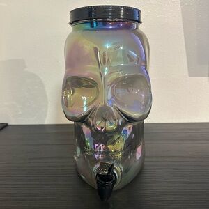 Iridescent Skull Beverage Dispenser